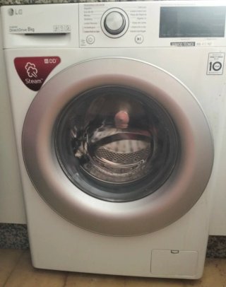 Lavadora LG 8kg Direct Drive Steam