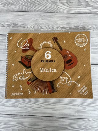 Libro de Música 6 Primaria Anaya 9788414323977