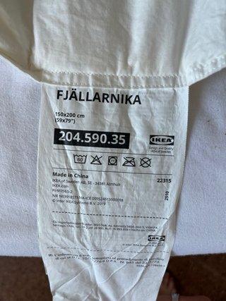 Edredón IKEA FJÄLLARNIKA 150x200 cm