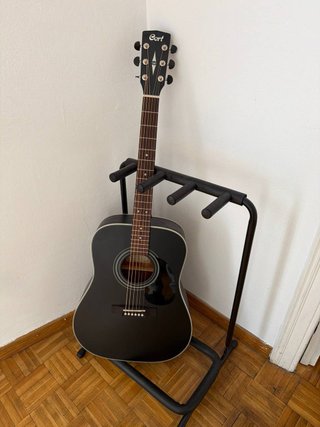 Guitarra Acústica Cort Earth 70 Negra