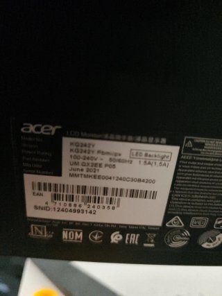 Monitor Acer 14 leer bien anuncio sin malentendido