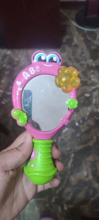 Giochi bambina: asciugacapelli e specchio