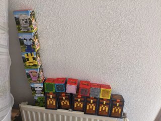Colección completa de Figuras Minecraft (18 piezas