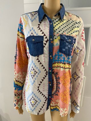 Camisa Desigual Manga Larga Multicolor
