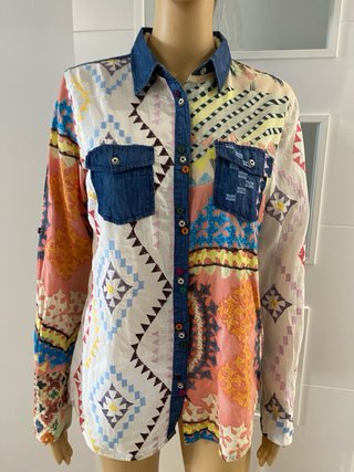 Camisa Desigual Manga Larga Multicolor