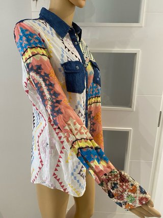 Camisa Desigual Manga Larga Multicolor