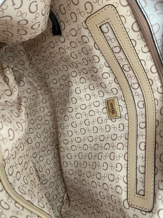 Bolso Guess Beige y Blanco