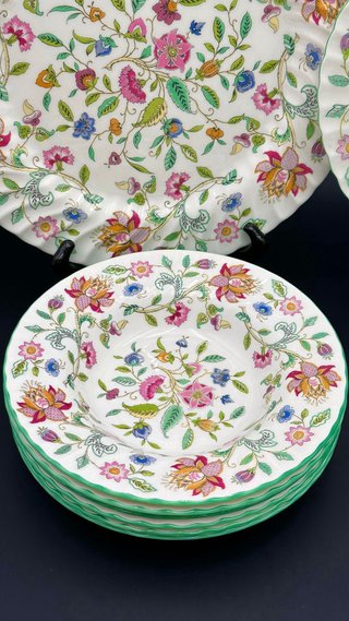 6 Piatti Fondi Minton Haddon Hall 22cm