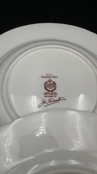 6 Piatti Fondi Minton Haddon Hall 22cm