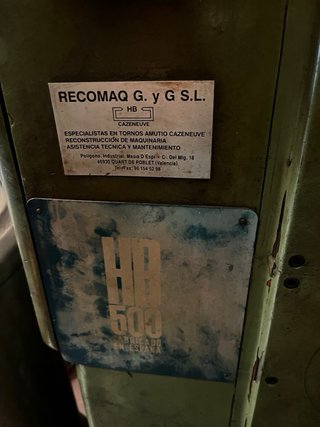 Torno de metal industrial
