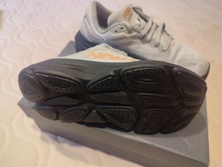 Zapatillas Hoka Bondi 8 Gris Naranja