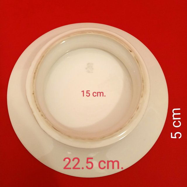 Plato fuente de presentación Limoges