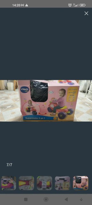 Moto Vtech 2 en 1 Correpasillos Infantil