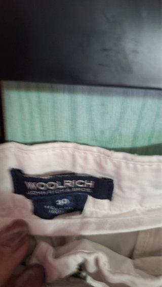 Pantaloni Woolrich bianchi