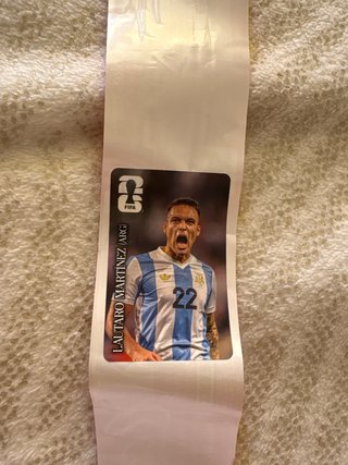 Cromo Lautaro Martínez Coca-Cola Panini