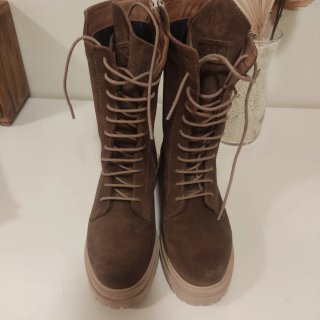 Botas Coronel Tapioca Marrones Media Caña