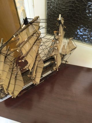 Maqueta Barco Velero Madera