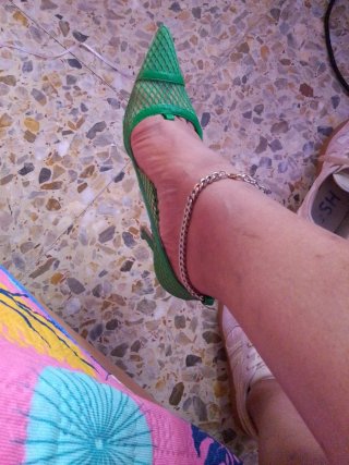 Zapatos verdes Rivesland talla 41 con cadena