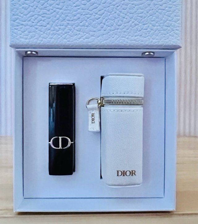 Dior Labial y Porta Labial Negro/Blanco