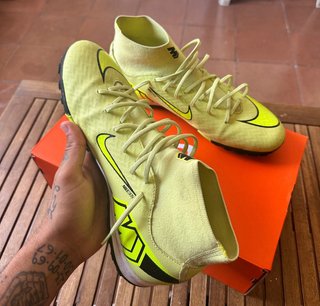 Botas Nike Mercurial Zoom Verdes y Amarillas