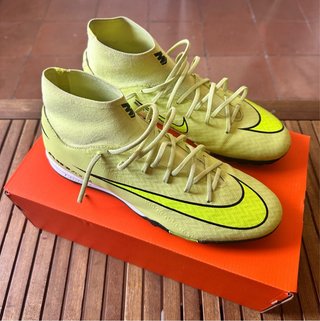 Botas Nike Mercurial Zoom Verdes y Amarillas