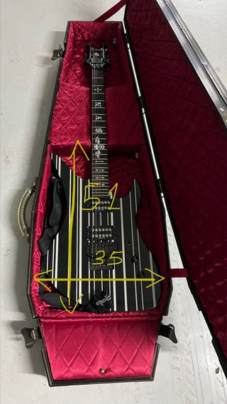 Warwick Coffin Case Original - Estuche Ataúd