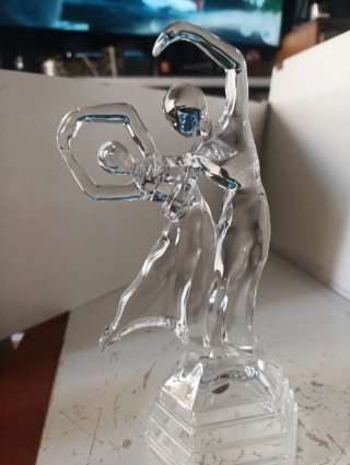 Escultura Cristal RCR Bolero Pareja Bailando