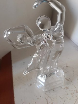 Escultura Cristal RCR Bolero Pareja Bailando