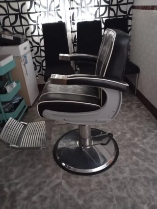 Sillón de barbero vintage