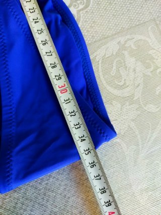 Bikini azul con pedrería