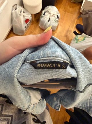 Chaqueta tejana Bonaga azul