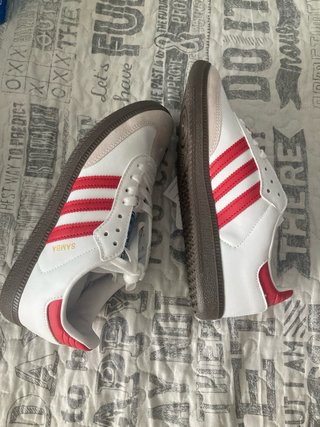 Adidas Samba Blancas y Rojas