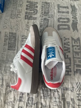 Adidas Samba Blancas y Rojas