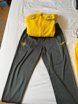Chándal Villarreal CF Joma 24/25 Gris/Amarillo