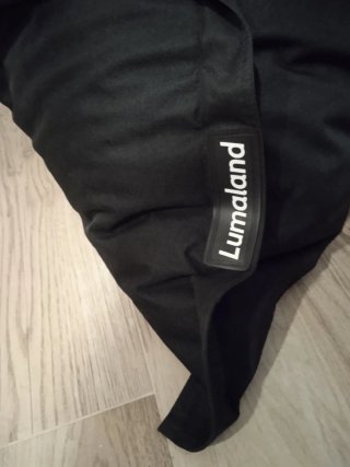 Puff Lumaland Pera Gigante XXL Negro