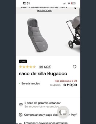 Bugaboo Bee 5 + Accesorios