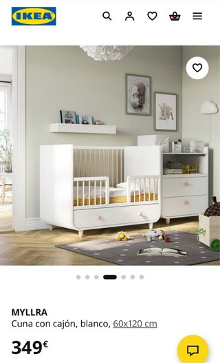 Cuna IKEA MYLLRA