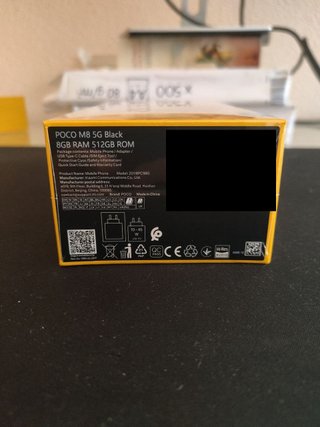Xiaomi POCO M8 5G Negro 8GB RAM 512GB Precintado