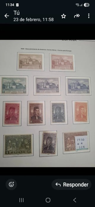 Serie 1 Centenario Nuevas Sellos