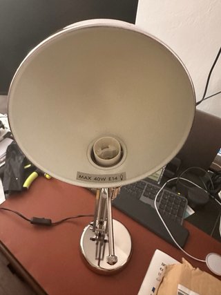 Lámpara escritorio IKEA FORSA metalica +bombilla