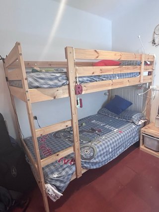 Estructura litera pino Ikea MYDAL 90x200