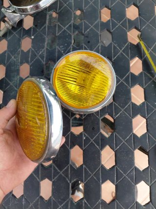 Opticas Faro Niebla Amarillos Cibie Cromado