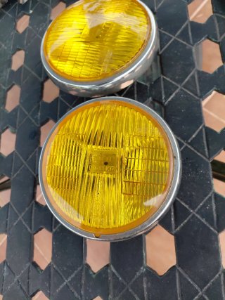 Opticas Faro Niebla Amarillos Cibie Cromado