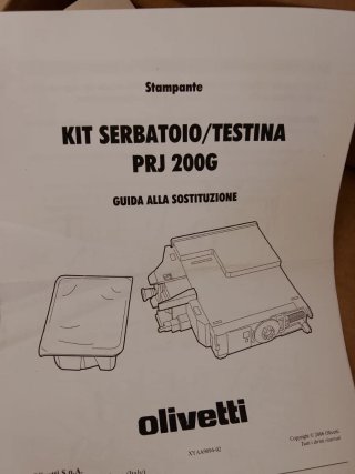 Serbatoio testina Olivetti Prj 200G
