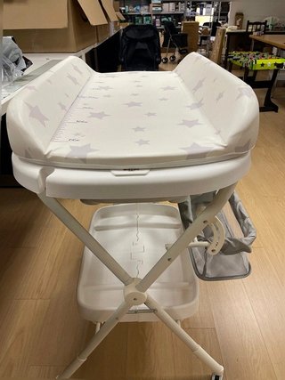 Bañera Cambiador Bebé Interbaby Plegable Patas