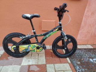 Bicicleta infantil dinosaurios