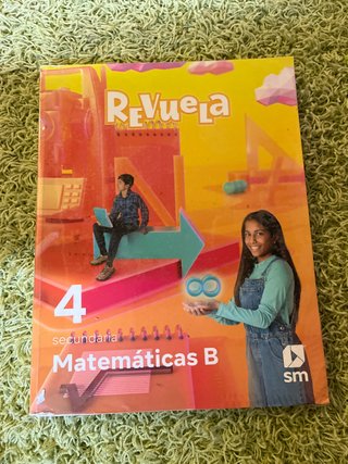 Libro escolar Matemáticas B, 4 secundaria, Revuela