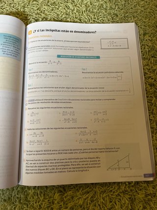 Libro escolar Matemáticas B, 4 secundaria, Revuela