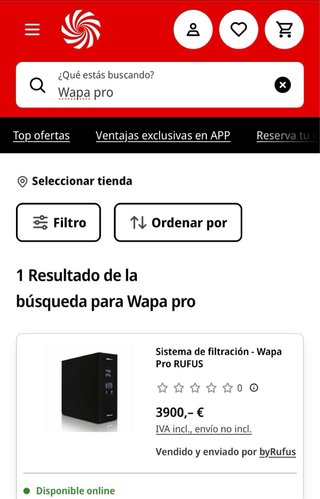 Filtro de agua WAPA|Pro