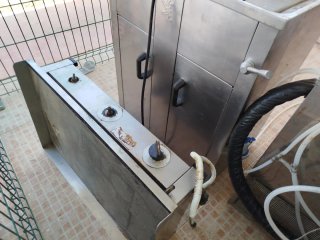 Freidora industrial doble